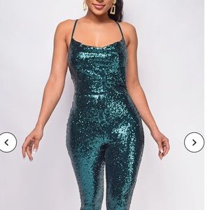 Sequin jumpsuit 🎄🎄🎄